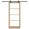  Csúszó ajtó ORKDAL Természetes és fekete 93 x 211 cm