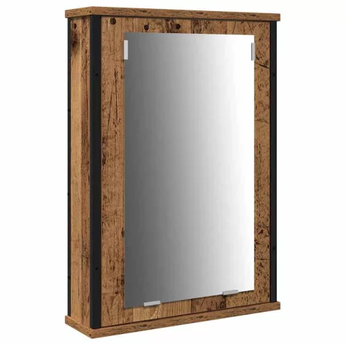  Fürdőszobai Mosdószekrények polcokkal 3 pcs Barna Faanyag