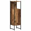  Fürdőszoba bútor szett 4 pcs Barna 33 x 33 x 185.5 cm Faanyag