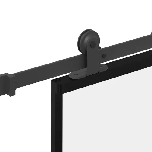  ESG üveg és alumínium tolóajtó fémszerelvény-szettel 76x205 cm