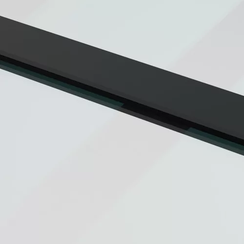  ESG üveg és alumínium tolóajtó fémszerelvény-szettel 90x205 cm