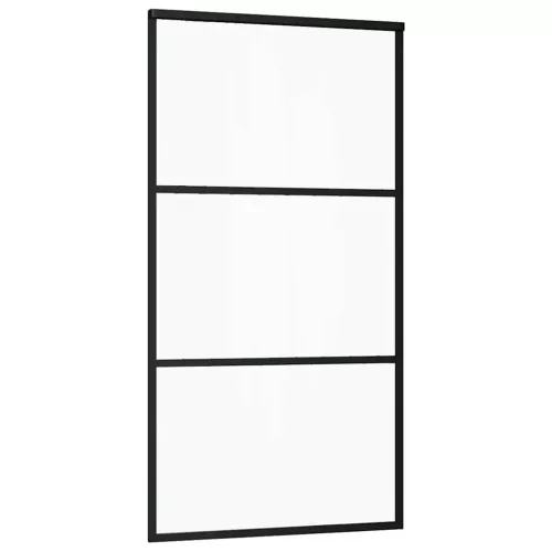  tolóajtó vasalatokkal 102x205 cm ESG üveg&alumínium