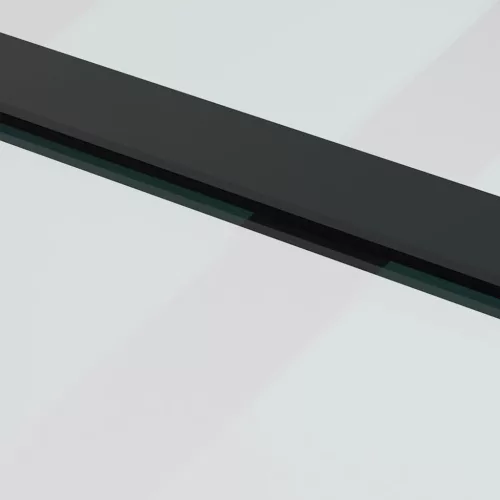  ESG üveg és alumínium tolóajtó fémszerelvény-szettel 90x205 cm