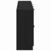  Széf 2 pcs Fekete tölgy 60 x 30 x 70 cm Faanyag