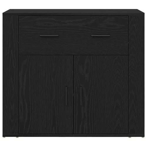  Széf fiókkal Fekete tölgy 240 x 33 x 70 cm Faanyag