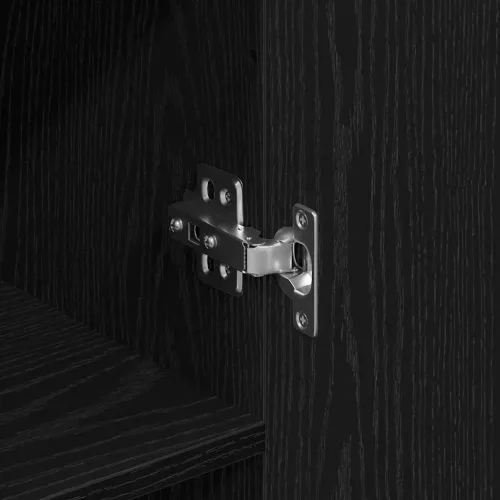  Magasfiú 2 pcs Fekete tölgy Faanyag