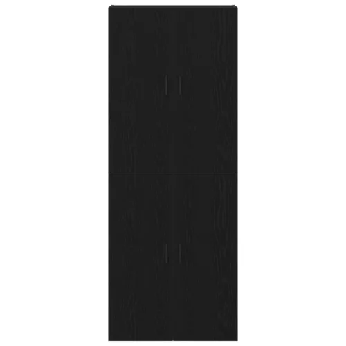  Szekrények, 2 db, Fekete Tölgy, 69,5x34x180 cm, Mérnöki Fa