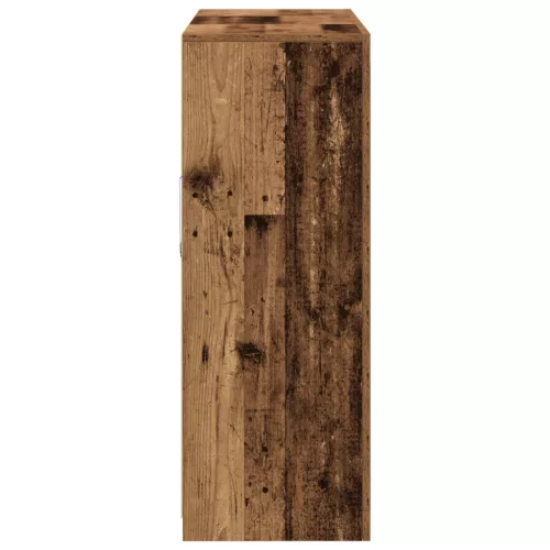  Old Fa oldal szekrény LED Fényekkel 162x37x100 cm Szerelt Fa