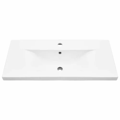  Mosdókagyló szekrény Fekete tölgy 80 x 38.5 x 46 cm Faanyag