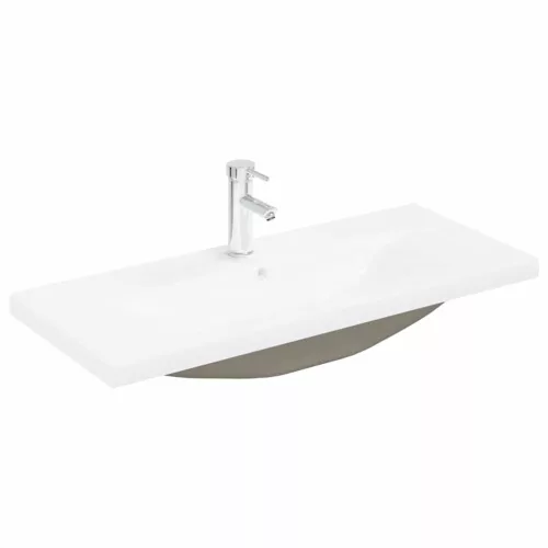  Mosdószekrény tárolóval Musta tammi 90 x 39 x 62 cm Faanyag