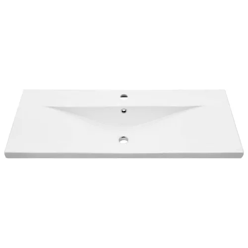  Mosdószekrény tárolóval Musta tammi 100 x 39 x 62 cm Faanyag