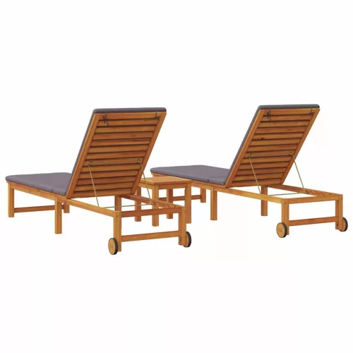  Napozó 3 pcs Barna Tömör Akácfa