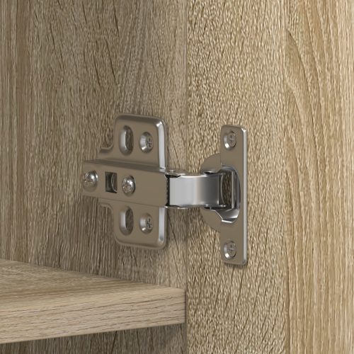  Cipőtartó Sonoma tölgy 80x35,5x180 cm Műgyanta