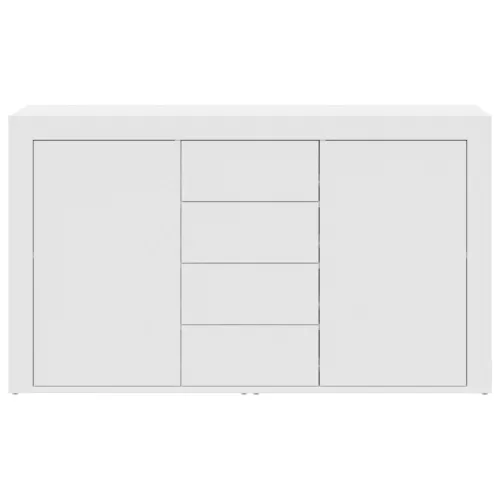  Fehér Oldalszekrény Fehér Fa 120 x 36 x 69 cm Tárolás