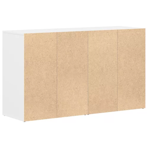  Fehér Oldalszekrény Fehér Fa 120 x 36 x 69 cm Tárolás