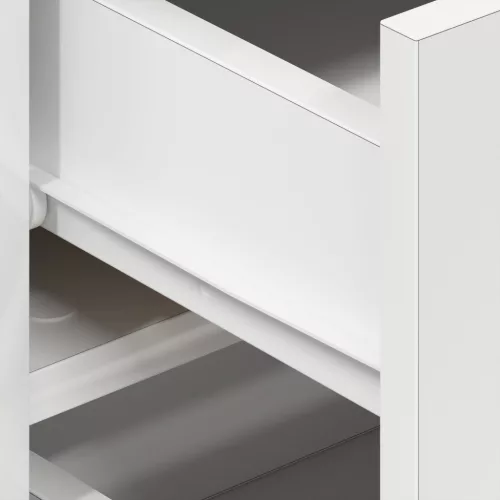  Fehér Oldalszekrény Fehér Fa 120 x 36 x 69 cm Tárolás