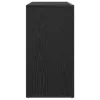  Oldalszekrény Fekete tölgy Szerelt fa 120 x 36 x 69 cm Tárolás