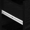  Oldalszekrény Fekete tölgy Szerelt fa 120 x 36 x 69 cm Tárolás