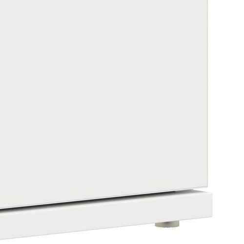  Cipőszekrény Fehér 80x39x180 cm Műanyag