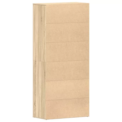  Cipőtartó Sonoma tölgy 80x39x180 cm Szerelt Fa