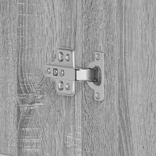  Szürke sonoma cipőtartó 80x39x180 cm Műszakilag megmunkált fa