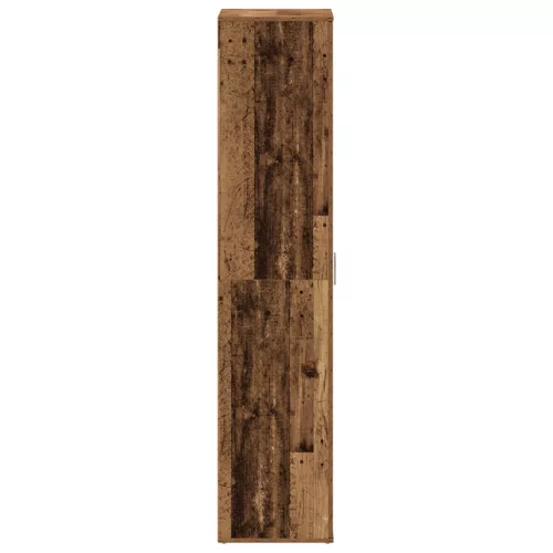  Cipőszekrény régi fa 80x39x180 cm Szerelt fa