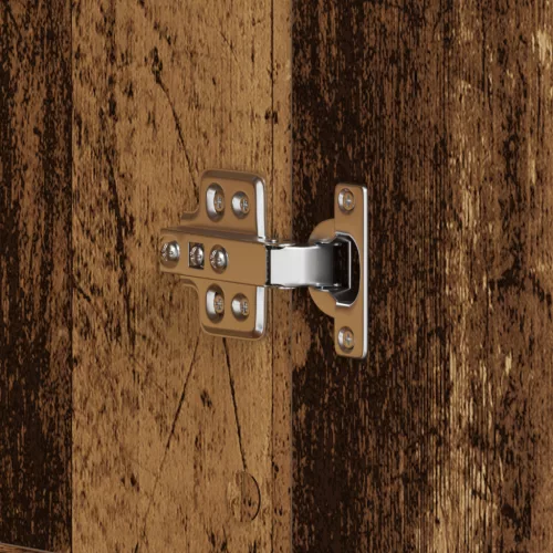  Cipőszekrény régi fa 80x39x180 cm Szerelt fa