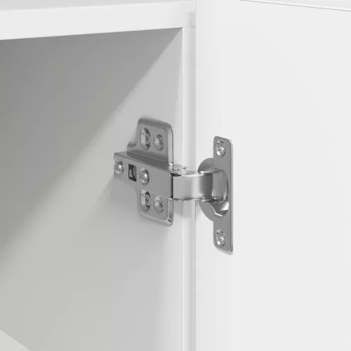  Fehér Oldalszekrény Fehér Mérnöki fa 116 x 30 x 75 cm Modern