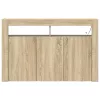  Tálalószekrény Sonoma tölgy Műszaki fa 116 x 30 x 75 cm