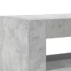  Oldalszekrény Beton Szürke Mérnöki Fa 116 x 30 x 75 cm Téglalap
