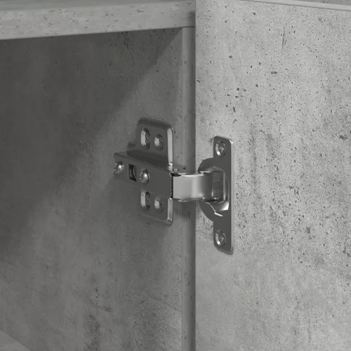  Oldalszekrény Beton Szürke Mérnöki Fa 116 x 30 x 75 cm Téglalap