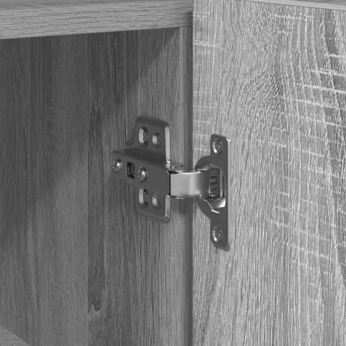  Oldalszekrény Szürke sonoma Műszaki fa 116 x 30 x 75 cm