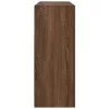  Oldalszekrény Barna tölgy Mérnöki fa 116 x 30 x 75 cm