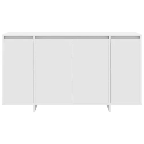  Fehér Oldalszekrény Fehér Fa 135 x 41 x 75 cm Fehér Oldalszekrény