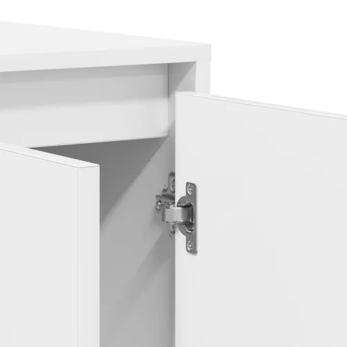  Fehér Oldalszekrény Fehér Fa 135 x 41 x 75 cm Fehér Oldalszekrény