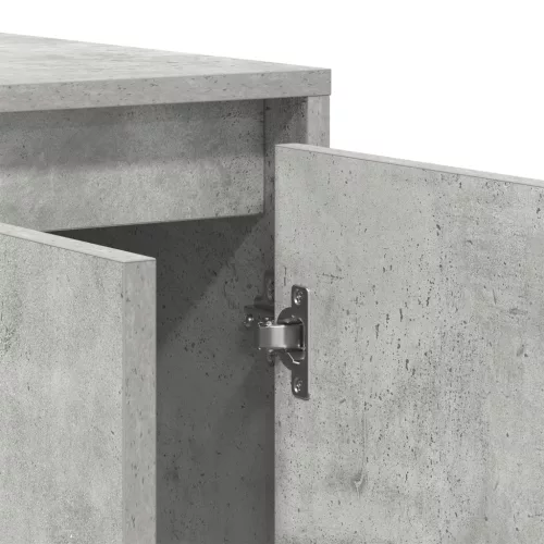  Beton Szürke Oldalszekrény Beton szürke Mérnöki fa 135 x 41 x 75 cm