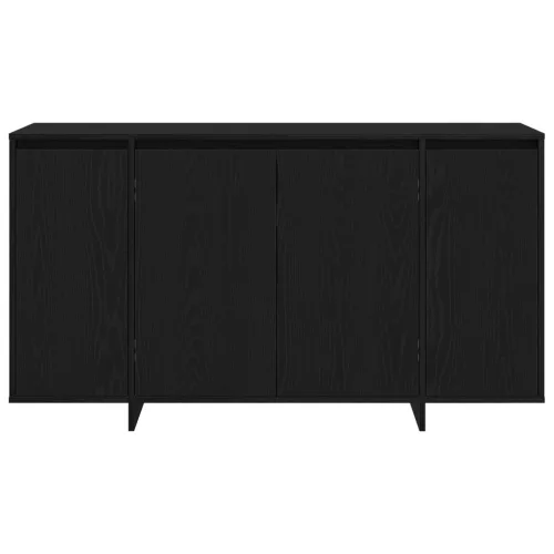  Fekete Tölgy Oldalszekrény Fekete tölgy Fa furnér 135 x 41 x 75 cm