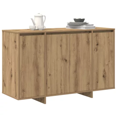  Tölgy étkezőszekrény Művészi tölgy Szerelt fa 120 x 41 x 75 cm