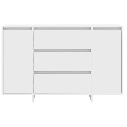  Oldalszekrény Fehér 120x41x75 cm MDF