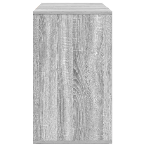  Oldalszekrény Szürke Sonoma 120x41x75 cm Műanyag