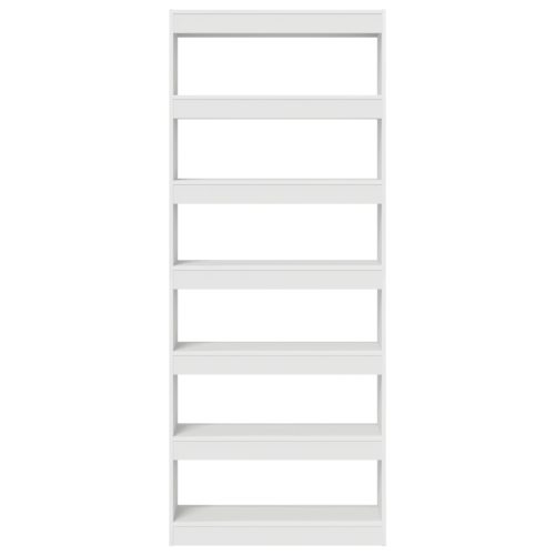  Könyvespolc/Szobaelválasztó Fehér 80x30x198 cm