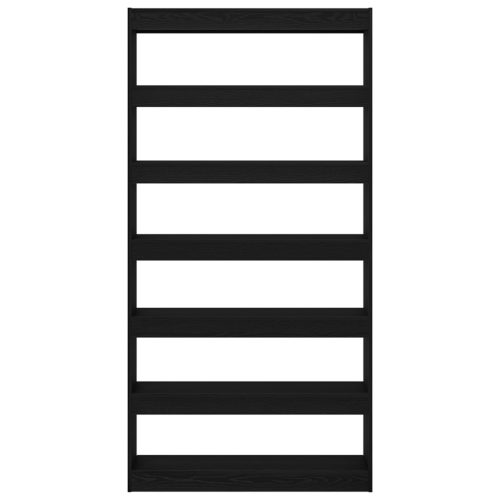  Könyvespolc Fekete tölgy Szerelt fa 100 x 30 x 198 cm Polcolás