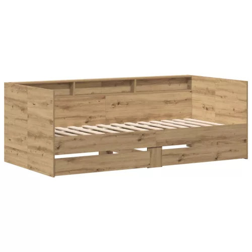  Napágy Fiókokkal Ipari Tölgy Ipari Fa 90 x 200 cm Masszív