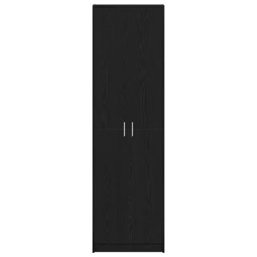  Szekrény Fekete Tölgy 55x25x189 cm Mérnöki Fa