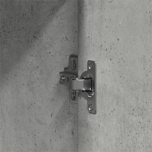  Szürke Gardrób 55x25x189 cm Műanyag Fa