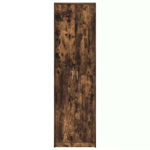  Szekrény Füstölt Tölgy 55x25x189 cm Szerelt Fa