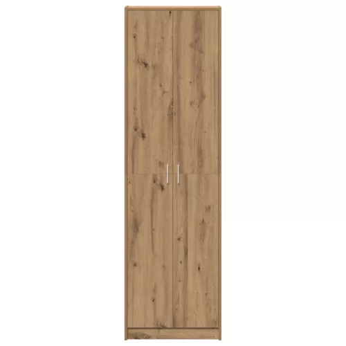  Szekrény Kézműves Tölgyfa 55x25x189 cm Szerelt Fa