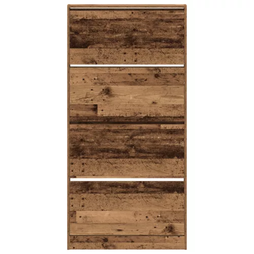 Cipőszekrény Régi fa Szerelt fa 80 x 21 x 163.5 cm Tartós