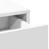  Öltözködőasztal fiókkal 2 pcs Fehér 50 x 41 x 135 cm Faanyag