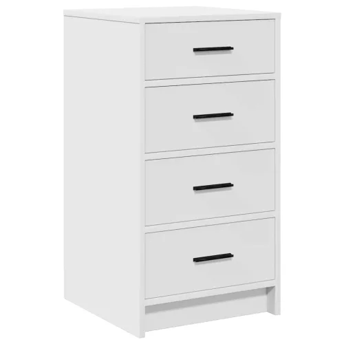  Öltözködőasztal fiókkal 3 pcs Fehér 40 x 41 x 135 cm Faanyag